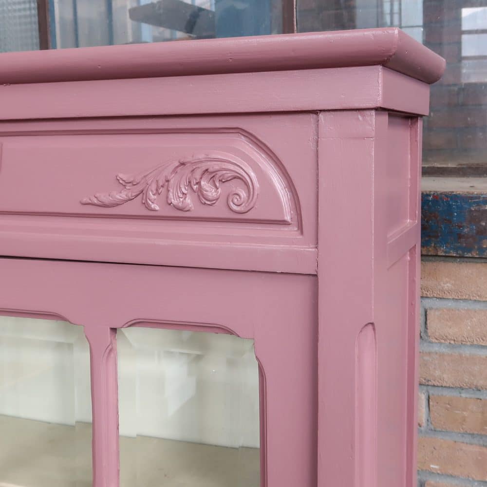 Brocante vitrinekast - Afbeelding 6