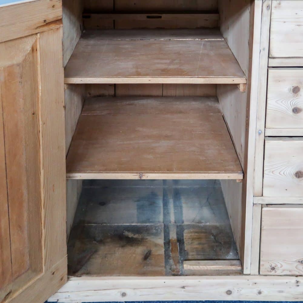Brocante grenen winkelkast - Afbeelding 6