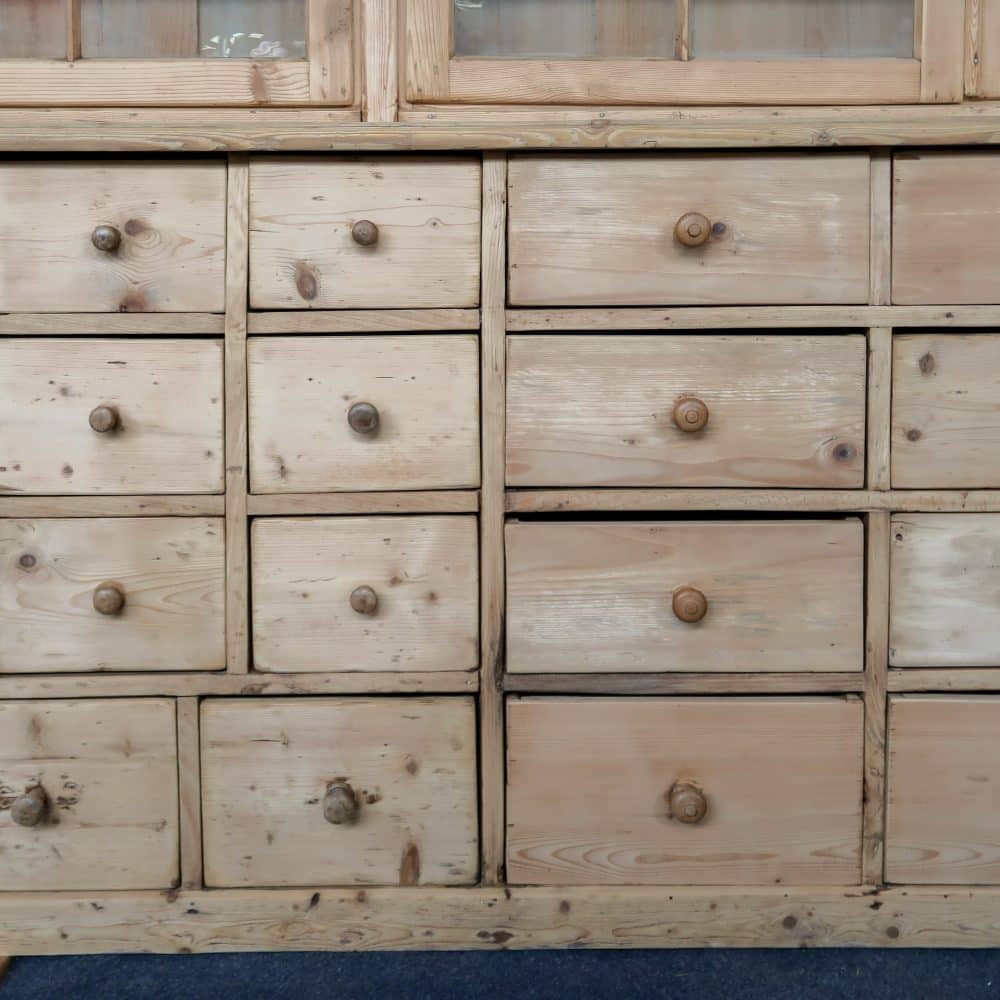 Brocante grenen winkelkast - Afbeelding 13