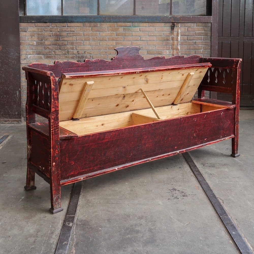 Brocante klepbank - Afbeelding 2