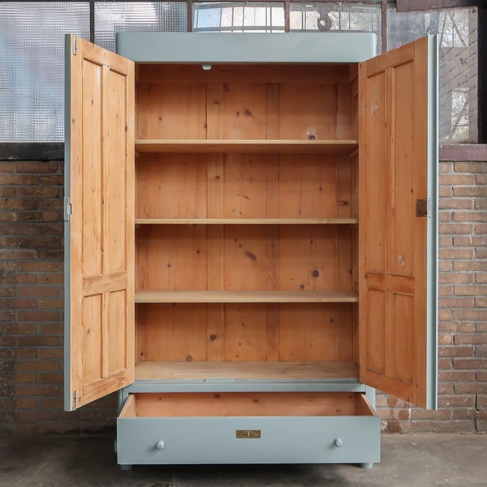 Brocante kledingkast - Afbeelding 3