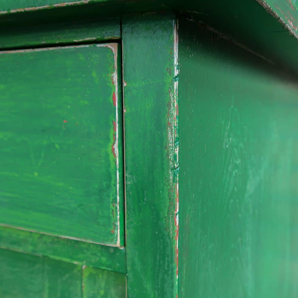 Groene brocante buffetkast - Afbeelding 10