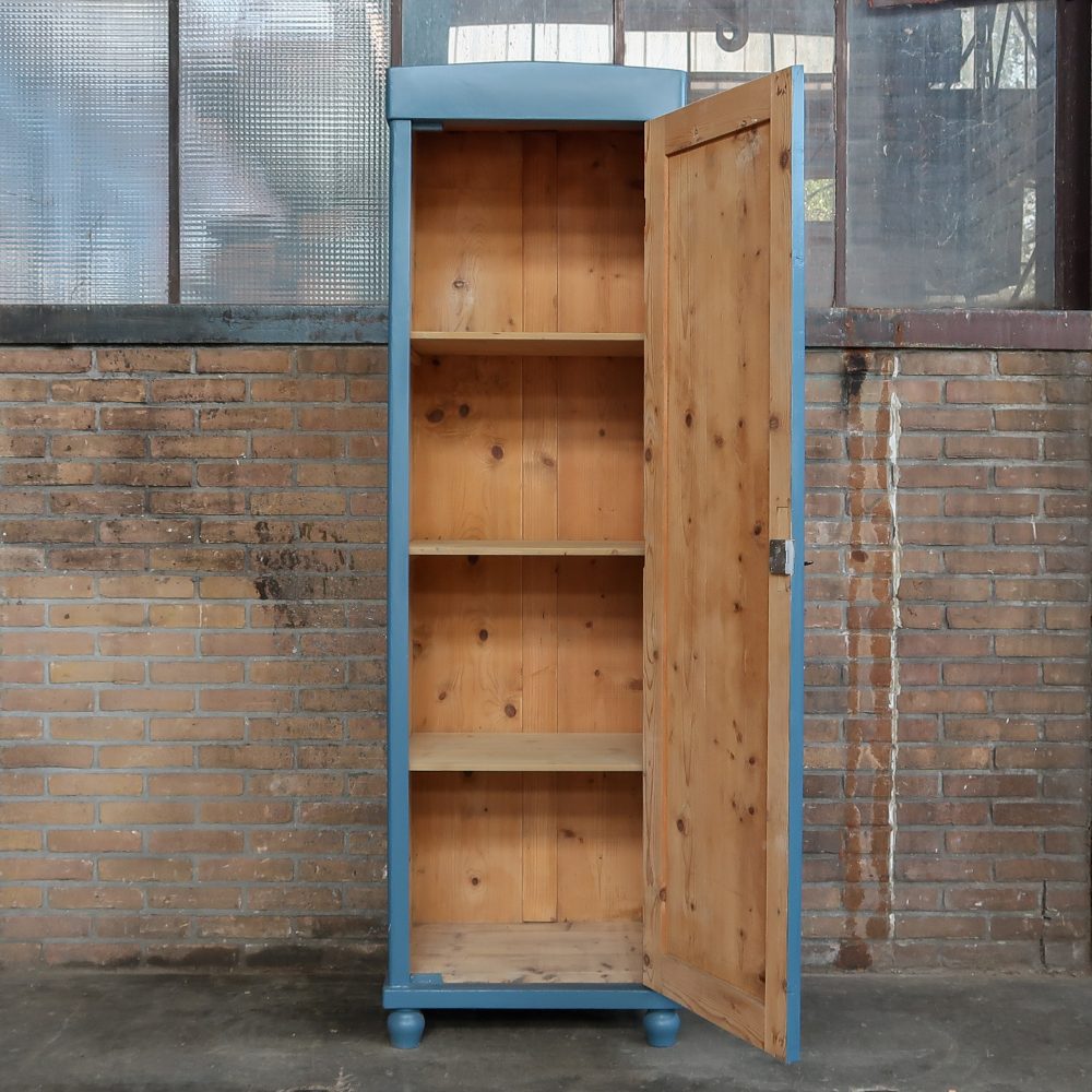 Blauwe eendeurs linnenkast - Afbeelding 3