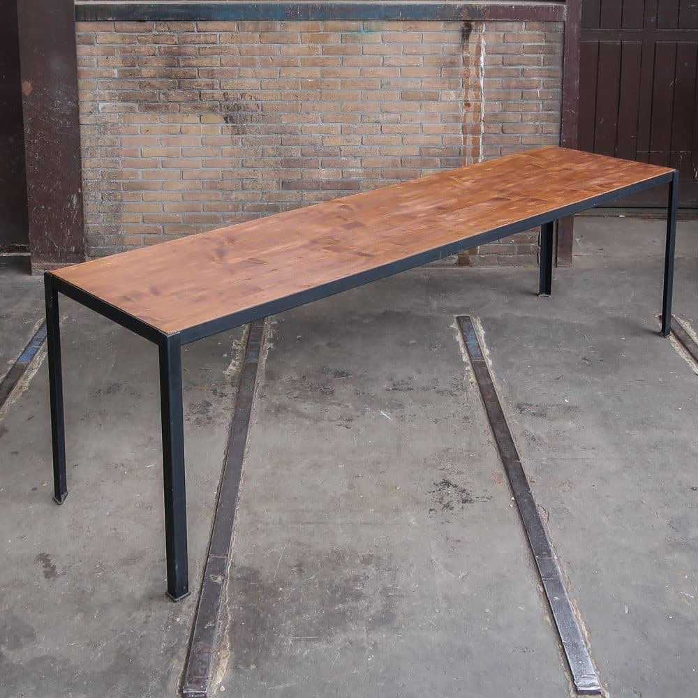 Industriële eettafel - Afbeelding 2