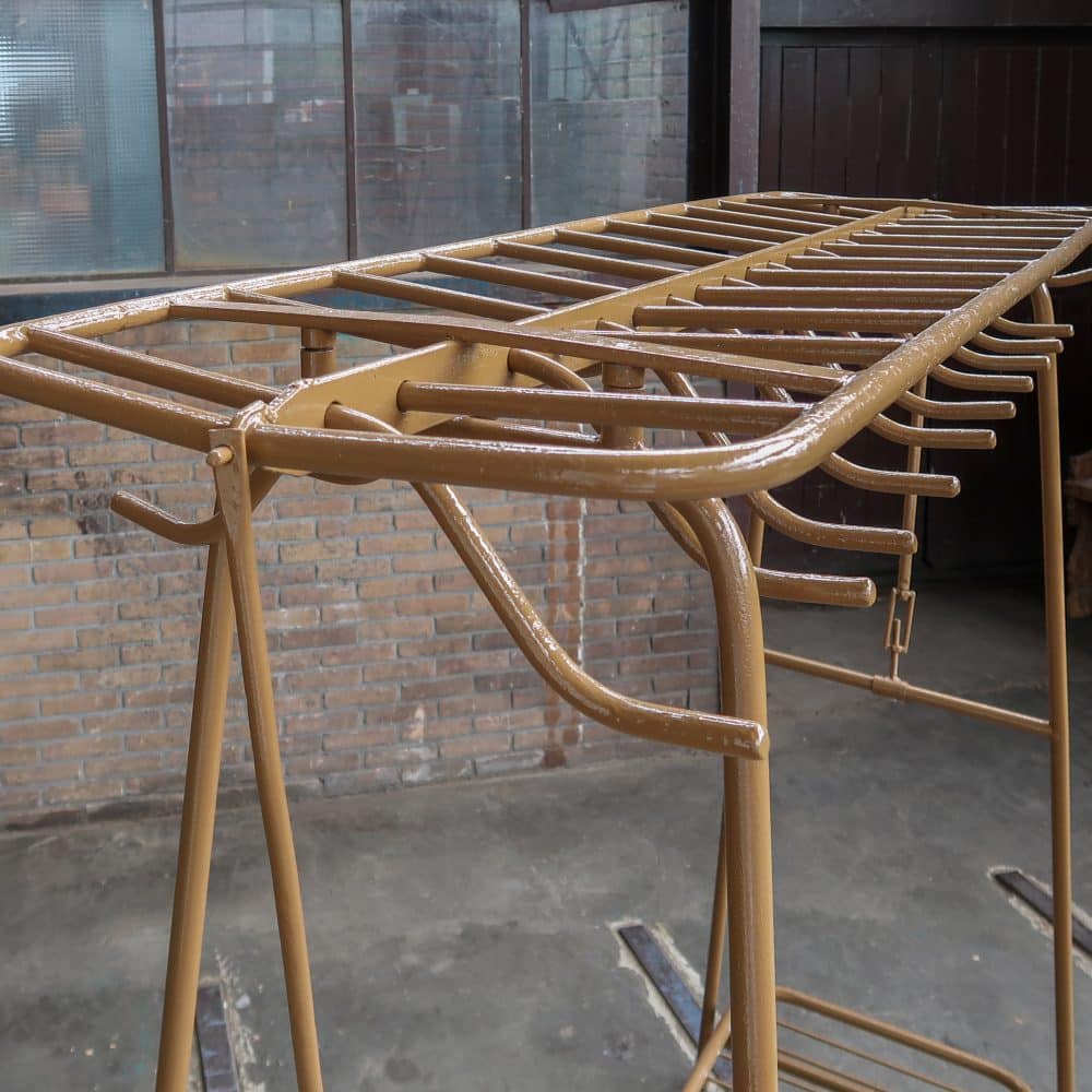 Vintage metalen kledingrek - Afbeelding 2