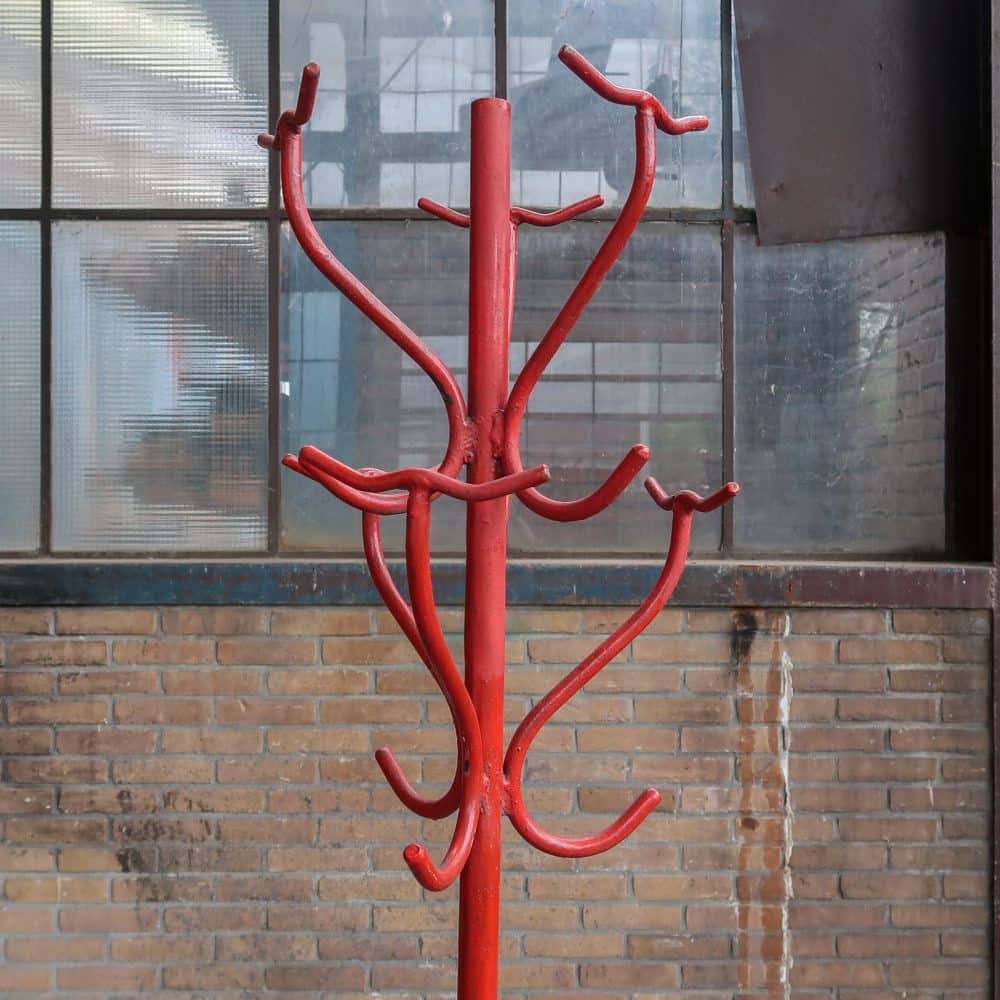 Rode metalen kapstok - Afbeelding 2