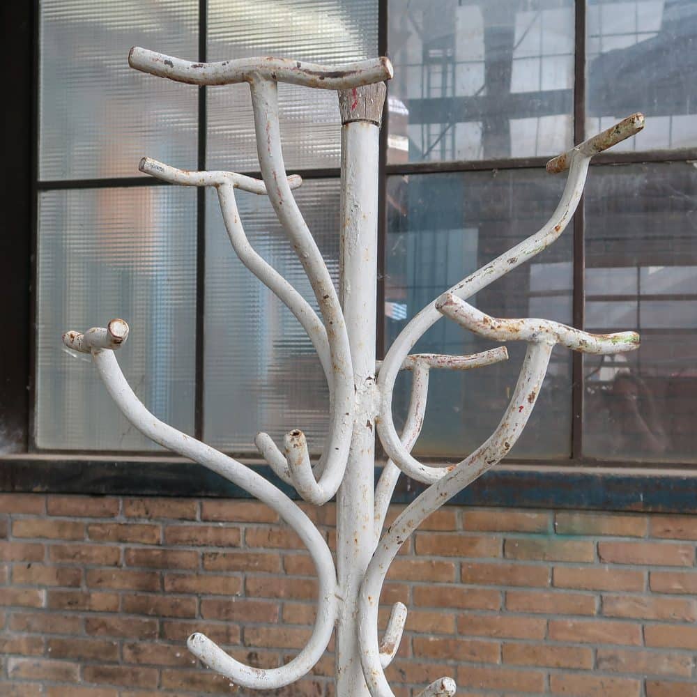 Witte metalen kapstok - Afbeelding 2