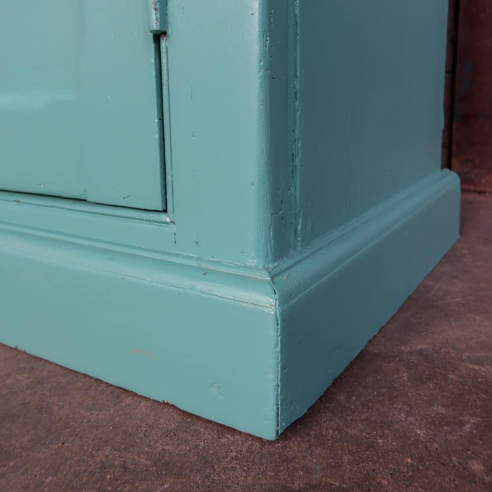 Brocante turquoise winkelkast - Afbeelding 12