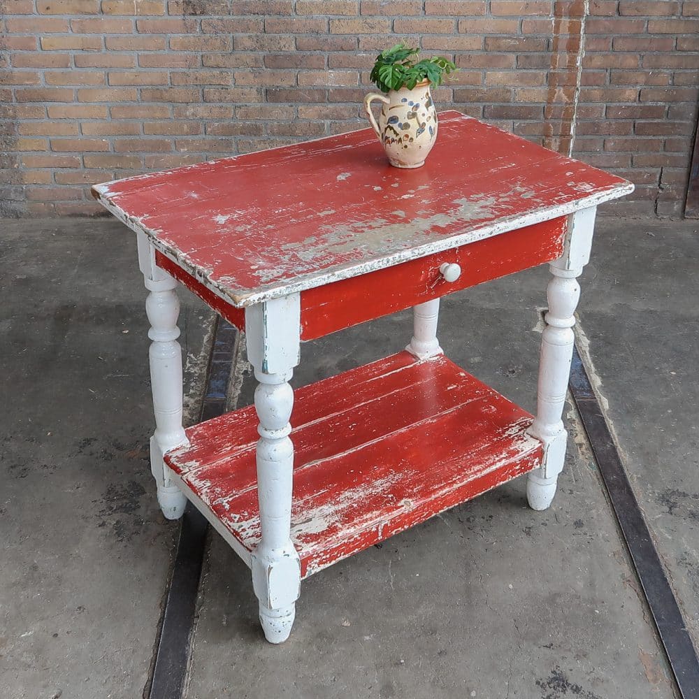 Brocante tafeltje - Afbeelding 2