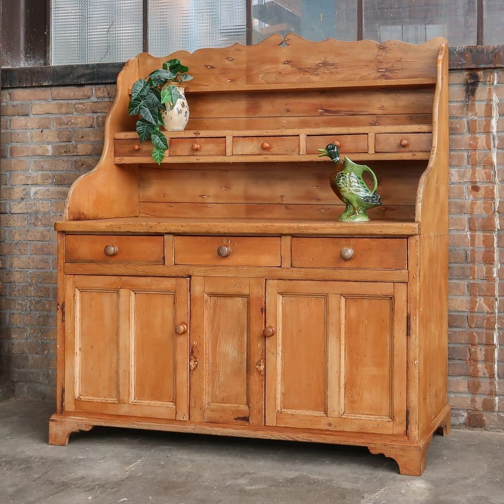 Brocante grenen buffetkast - Afbeelding 2