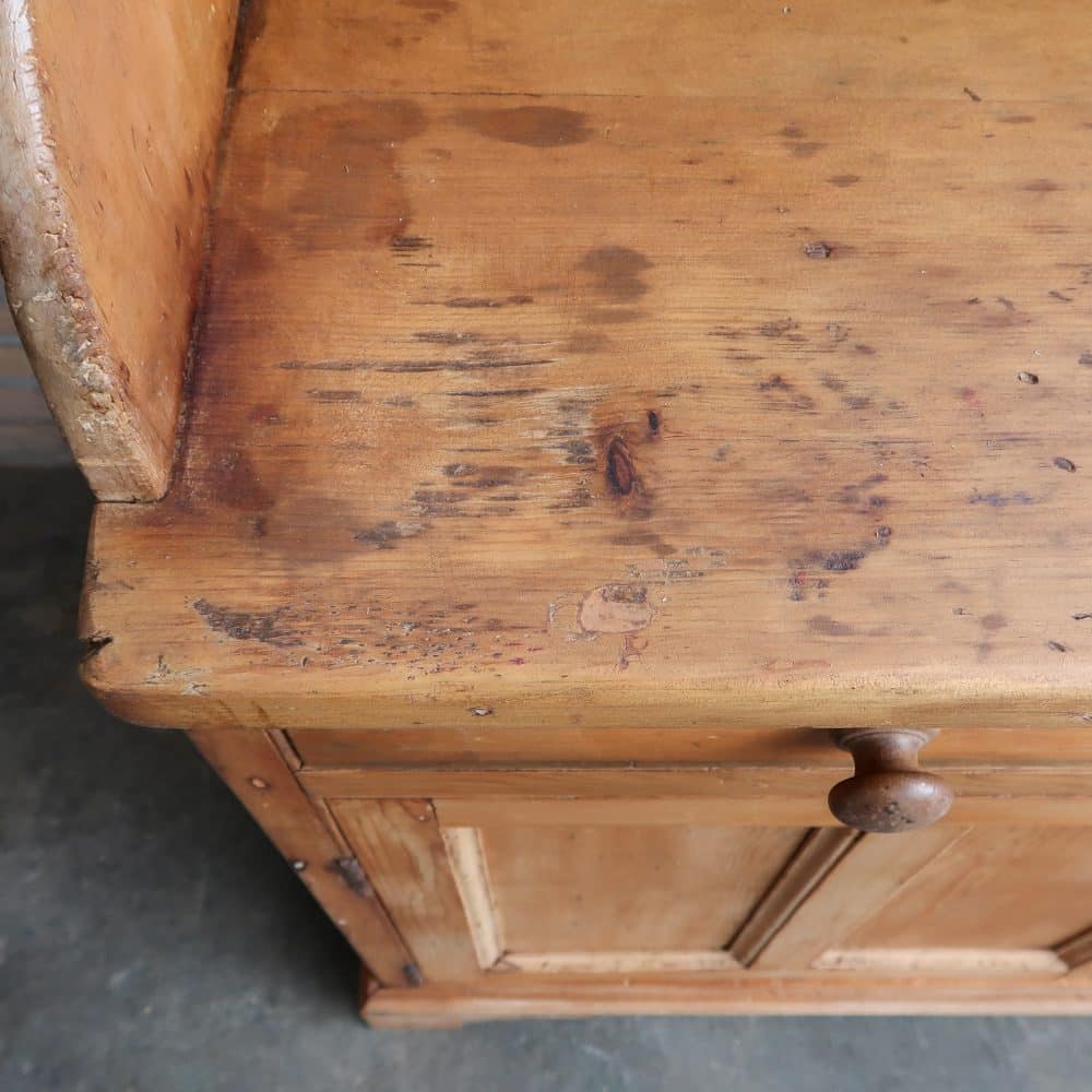 Brocante grenen buffetkast - Afbeelding 9