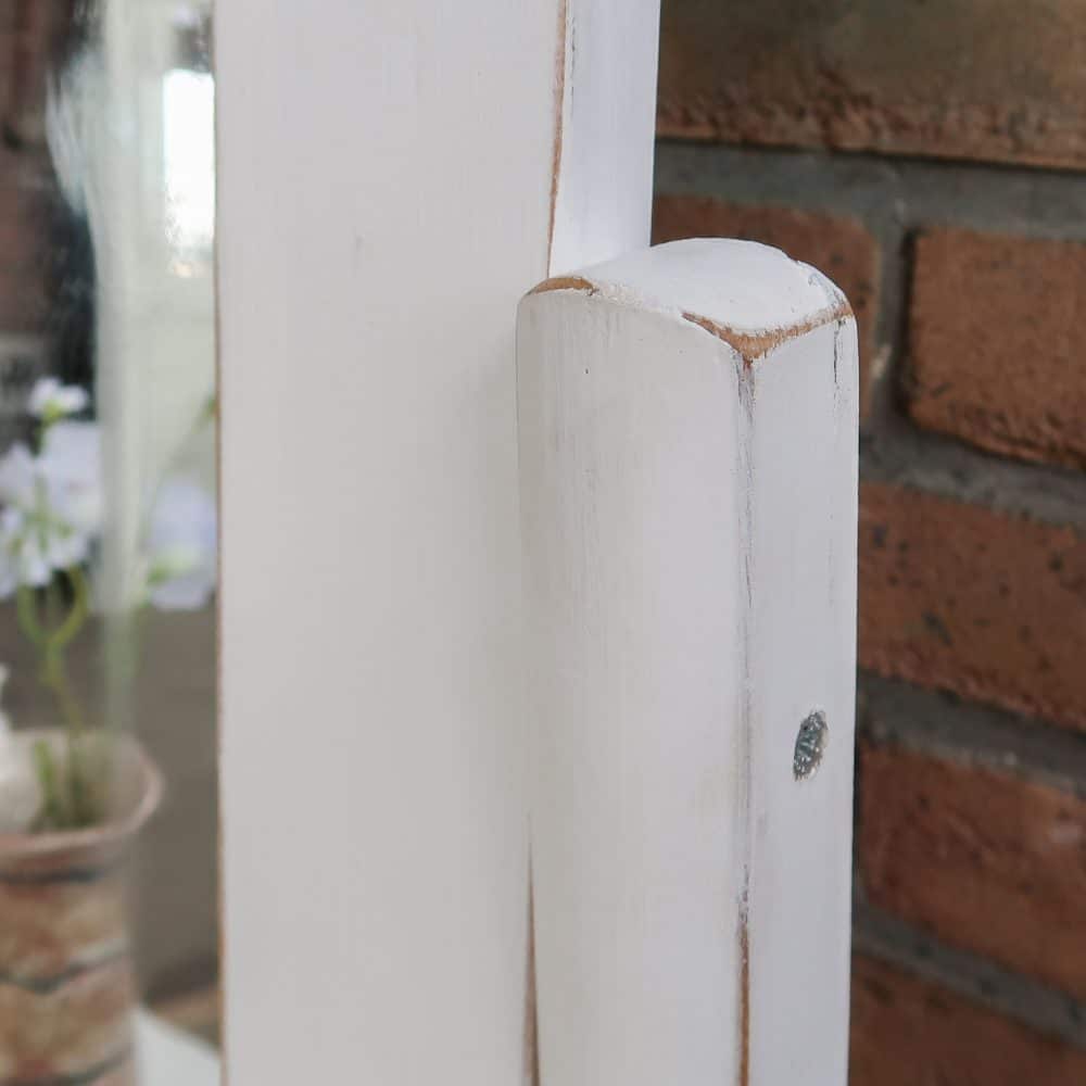 Brocante kaptafel met lade - Afbeelding 4