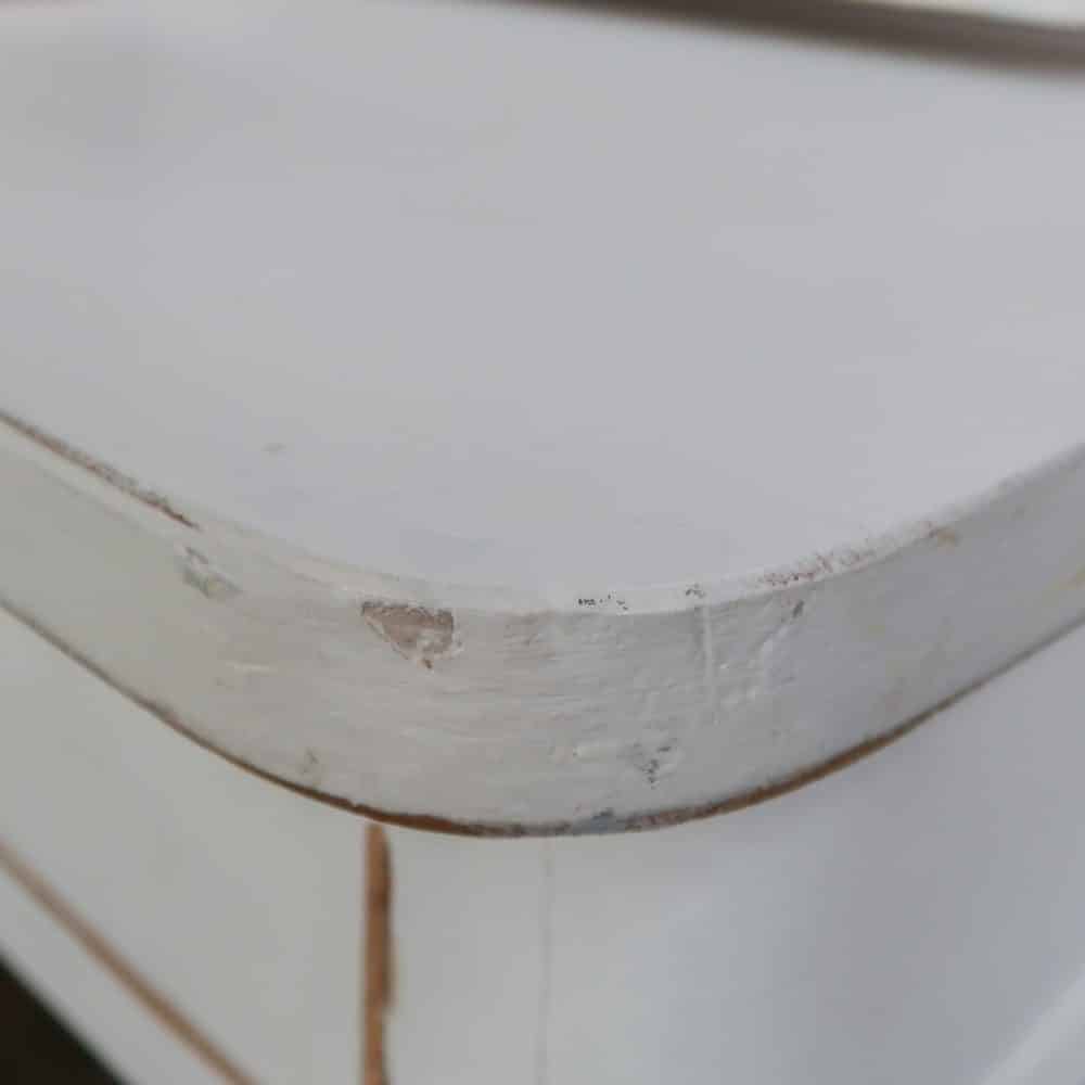 Brocante kaptafel met lade - Afbeelding 8