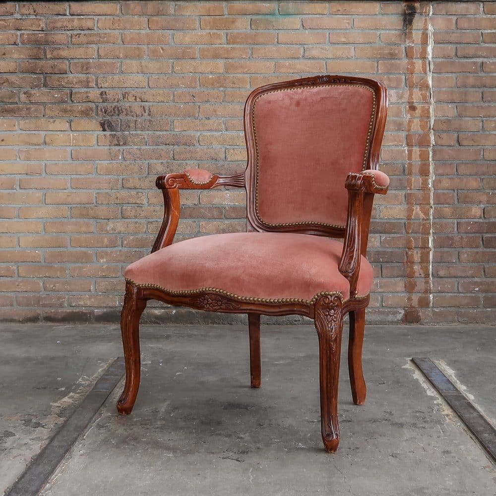 Vintage Louis XV stoel
