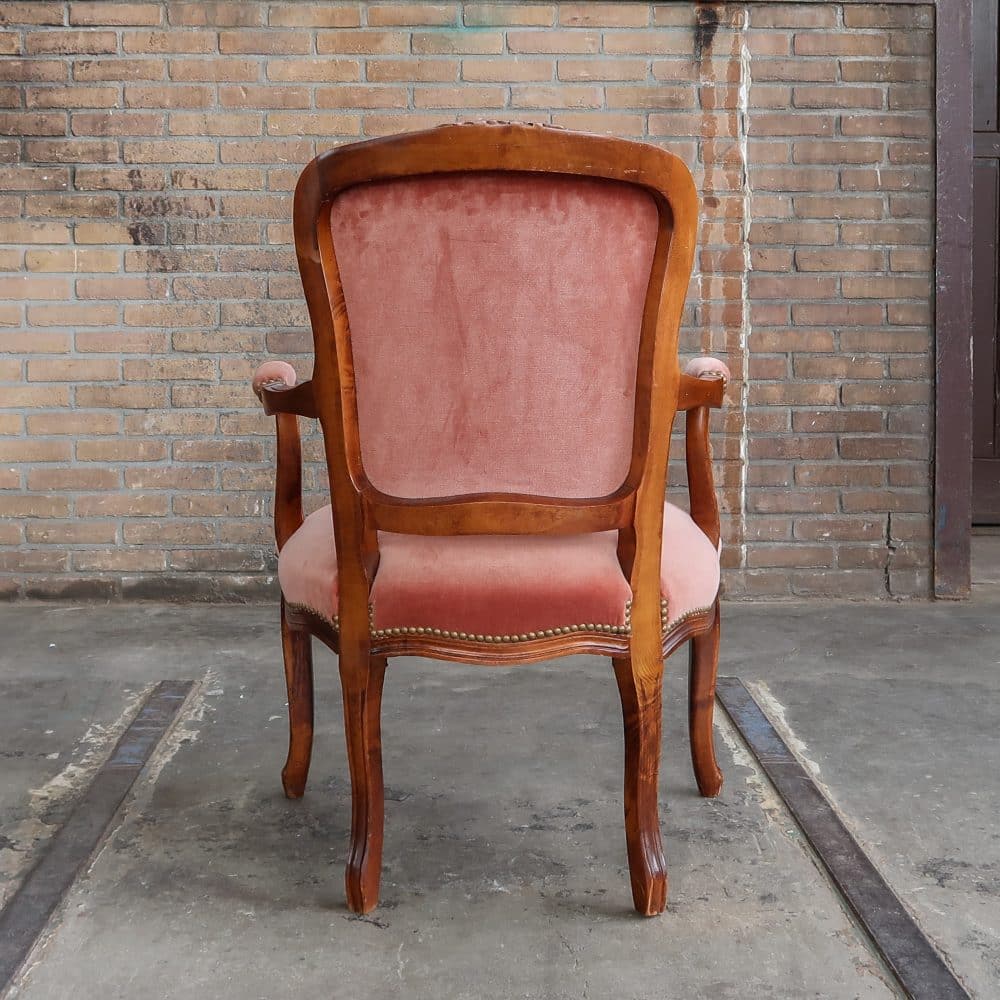 Vintage Louis XV stoel - Afbeelding 4