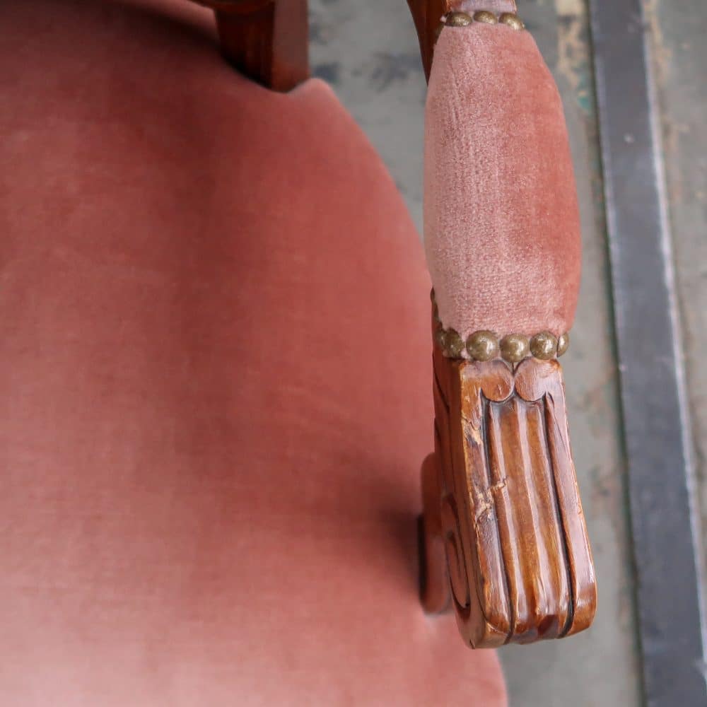 Vintage Louis XV stoel - Afbeelding 8