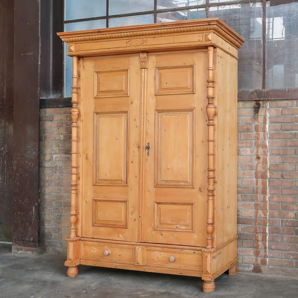 Grenen kledingkast - Afbeelding 2