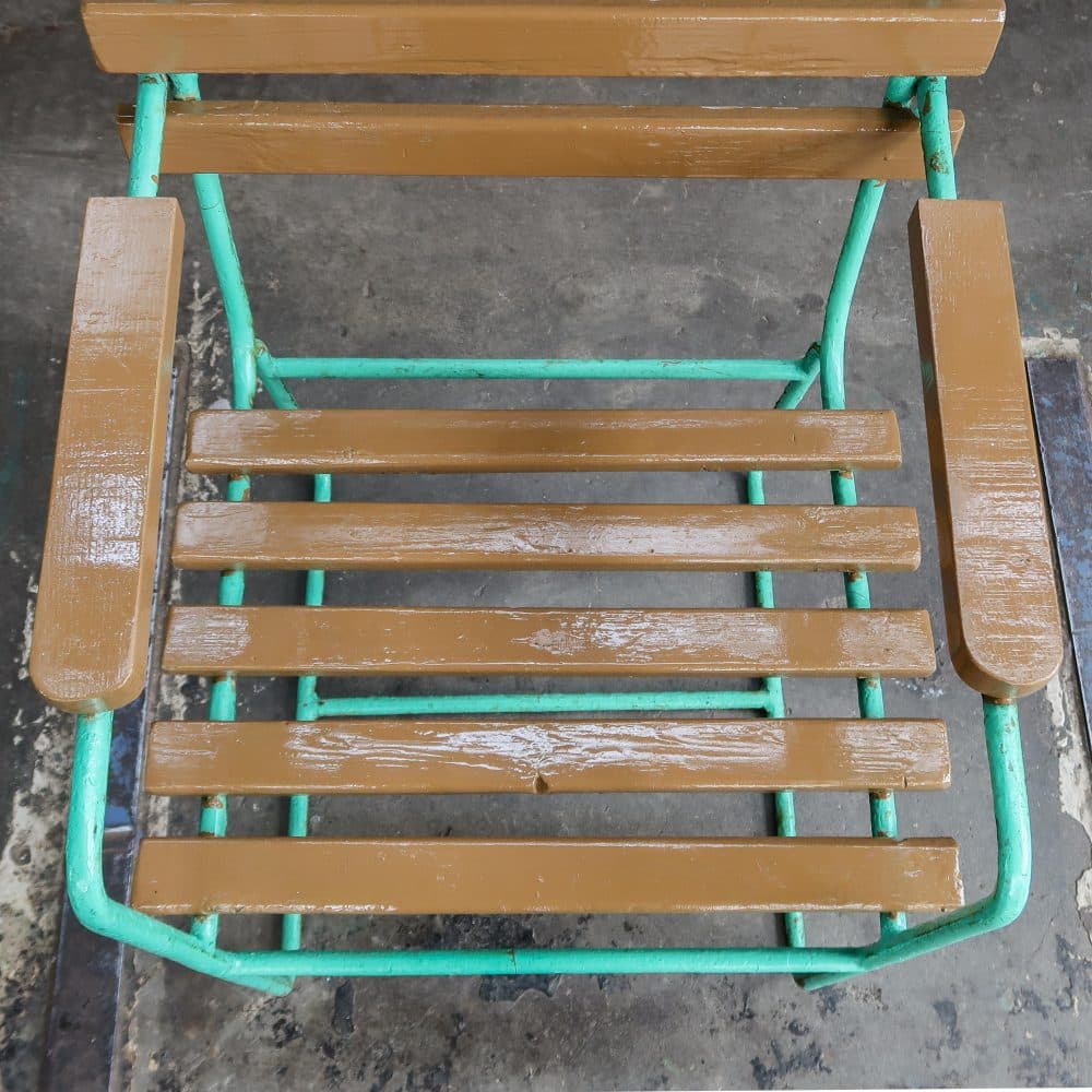 Brocante tuinstoel - Afbeelding 6