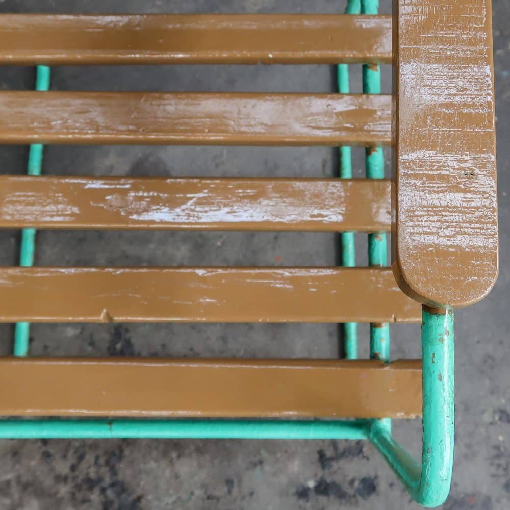 Brocante tuinstoel - Afbeelding 7