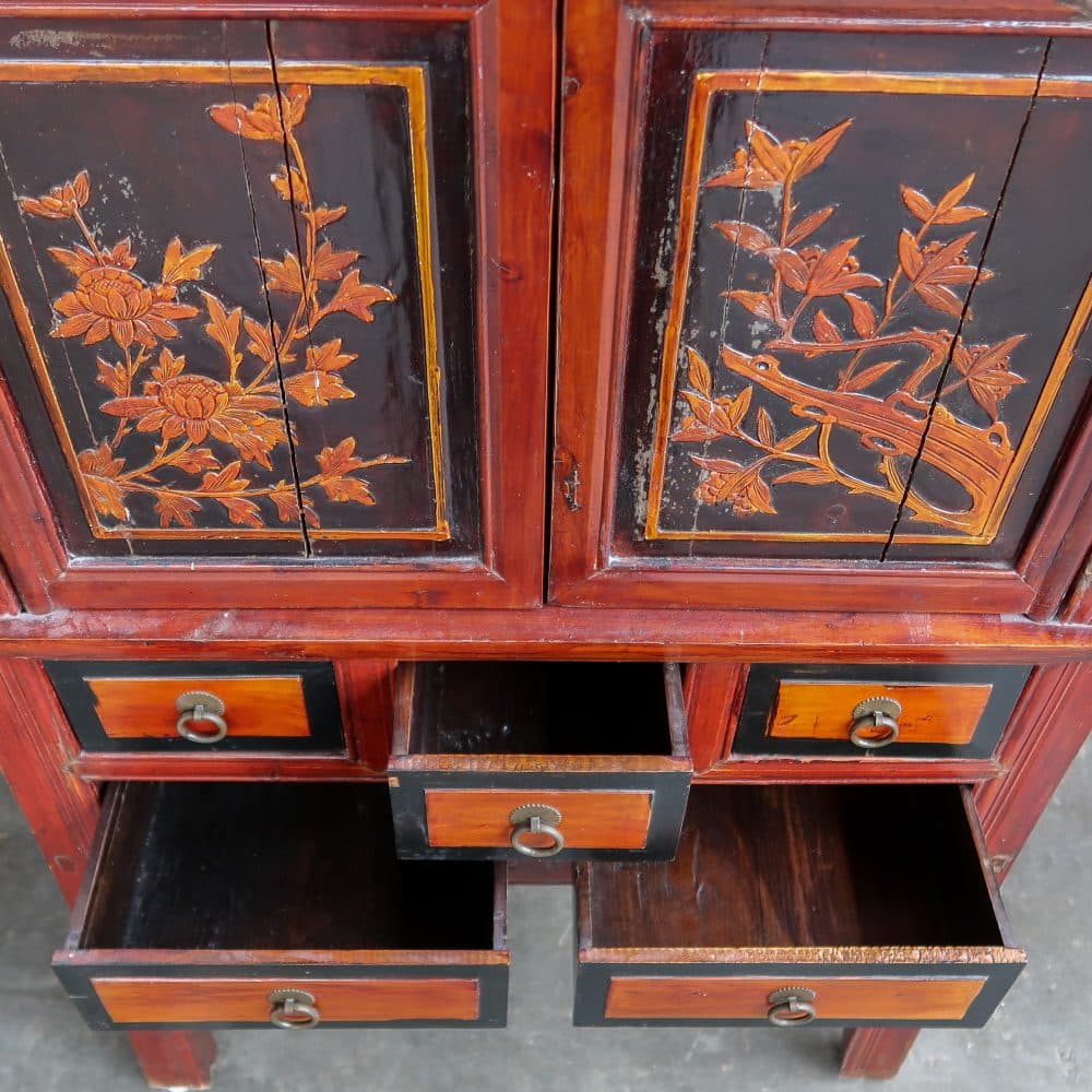 Vintage Chinese kast - Afbeelding 5