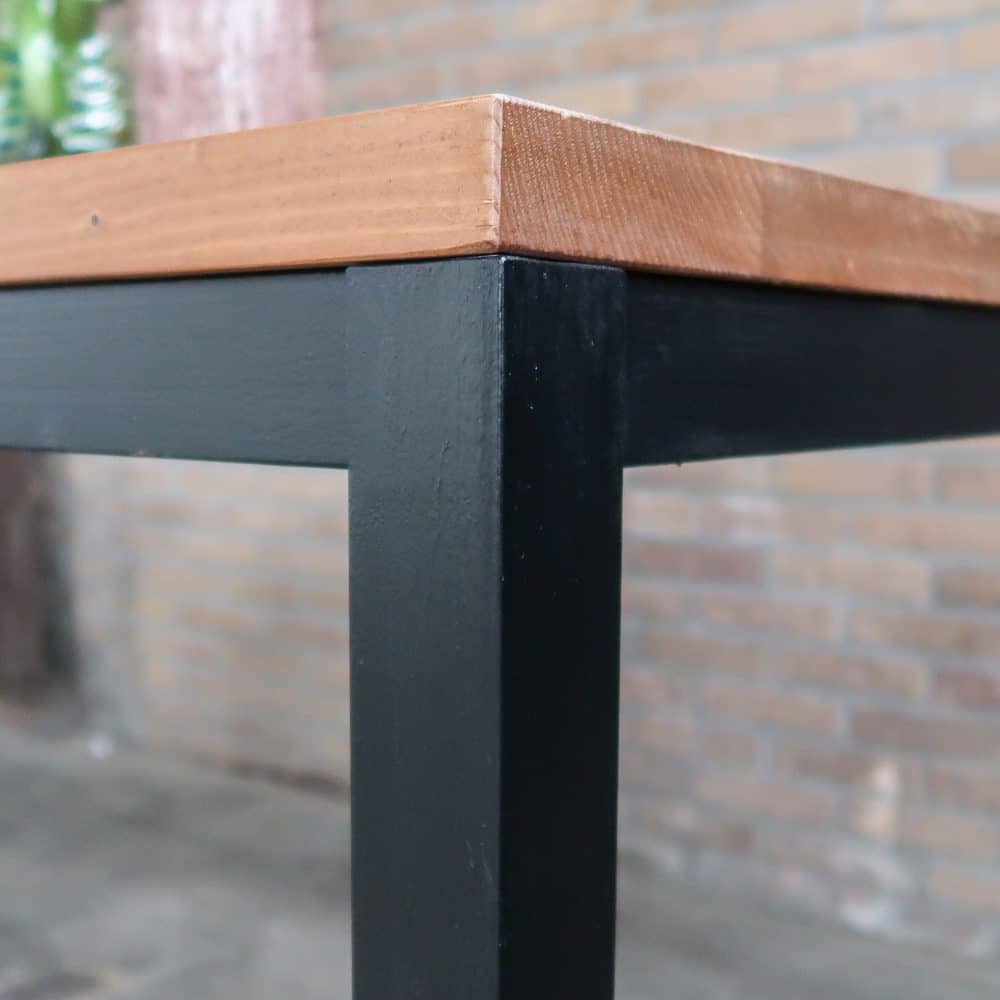 Tafel met metalen frame - Afbeelding 5