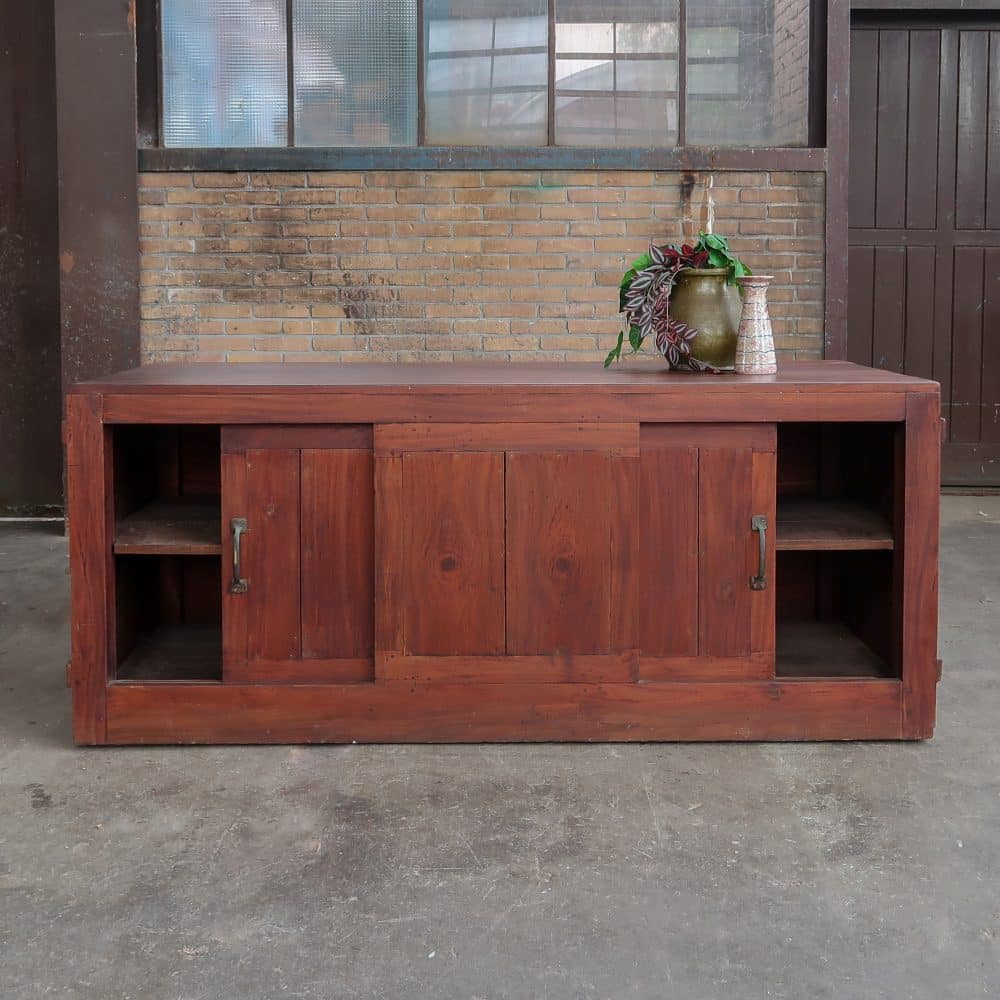 Laag brocante dressoir - Afbeelding 2