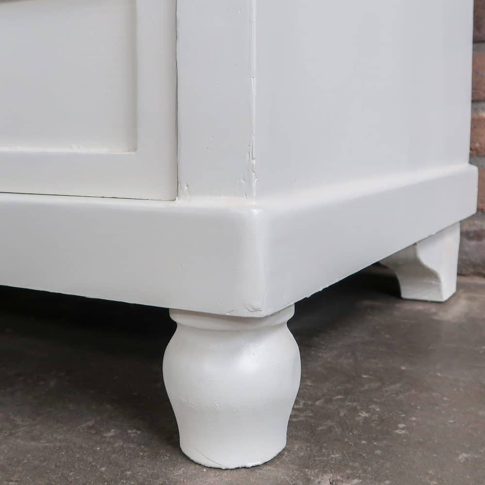 Witte brocante linnenkast – Bild 9