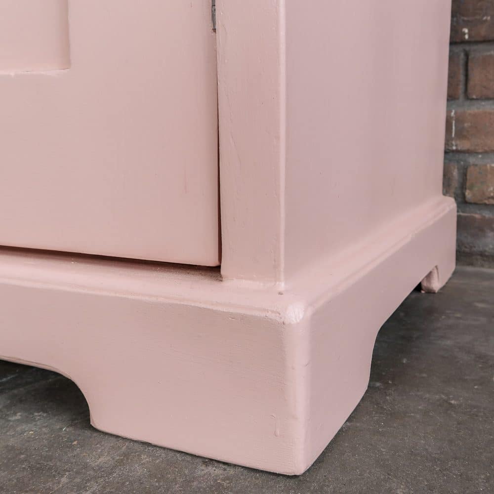 Brocante roze dressoir - Afbeelding 8