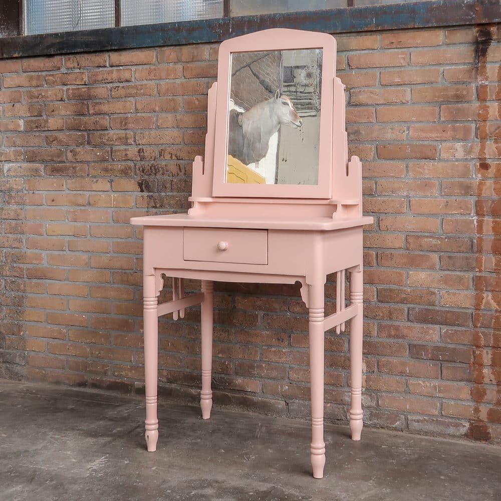 Brocante houten kaptafel - Afbeelding 2