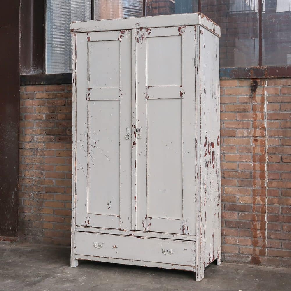 Brocante kledingkast - Afbeelding 2