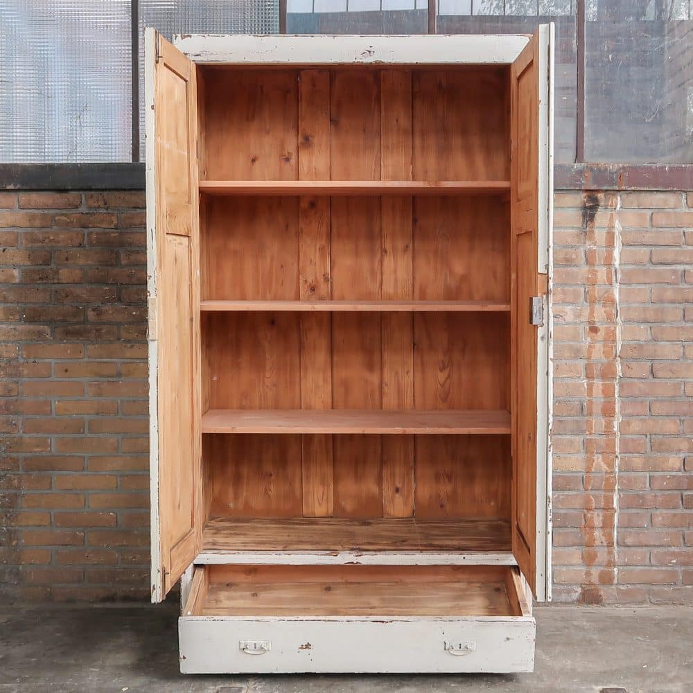Brocante kledingkast - Afbeelding 3