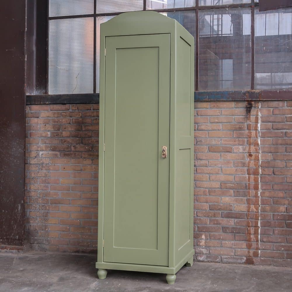 Groene eendeurs linnenkast - Afbeelding 2