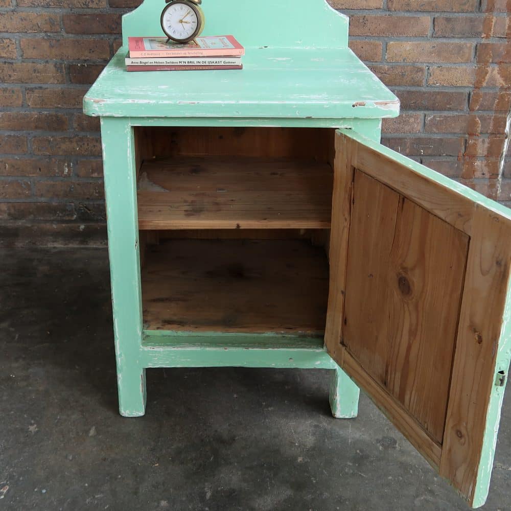Brocante nachtkastje - Afbeelding 3