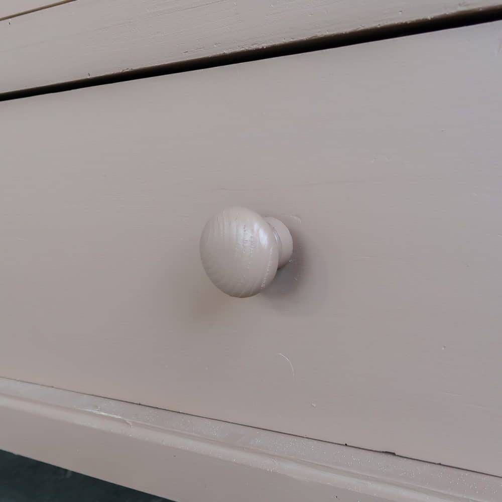 Brocante bleek roze linnenkast - Afbeelding 7
