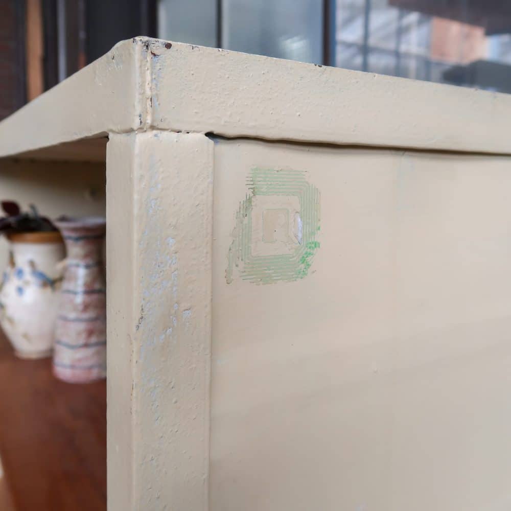 Vintage metalen kast - Afbeelding 8