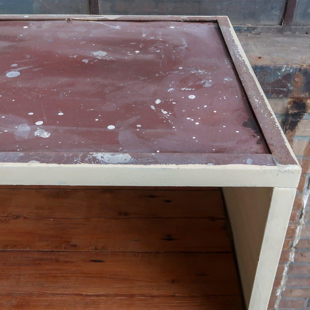 Vintage metalen kast - Afbeelding 7