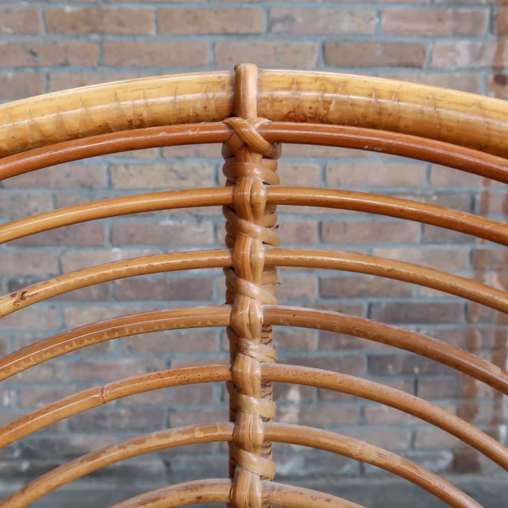 Vintage rotan stoel - Afbeelding 5