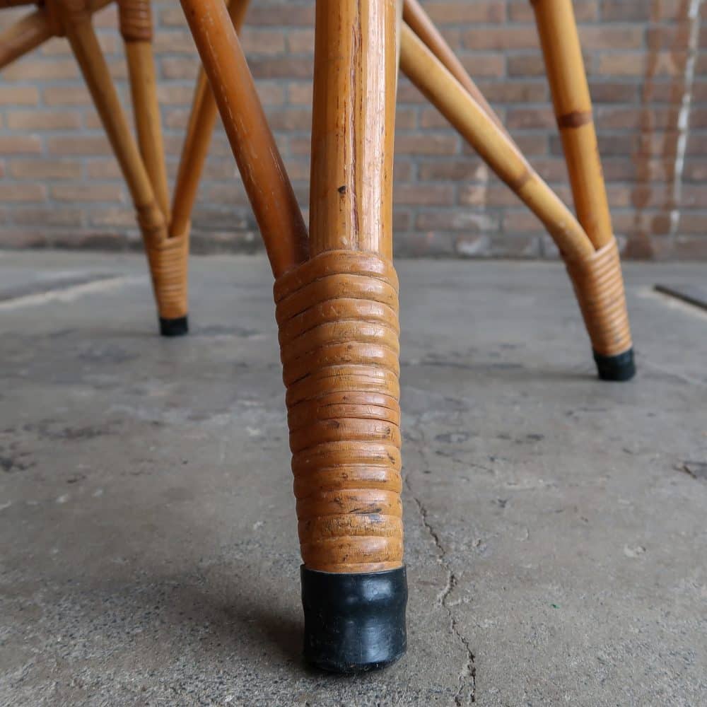 Vintage rotan stoel - Afbeelding 9