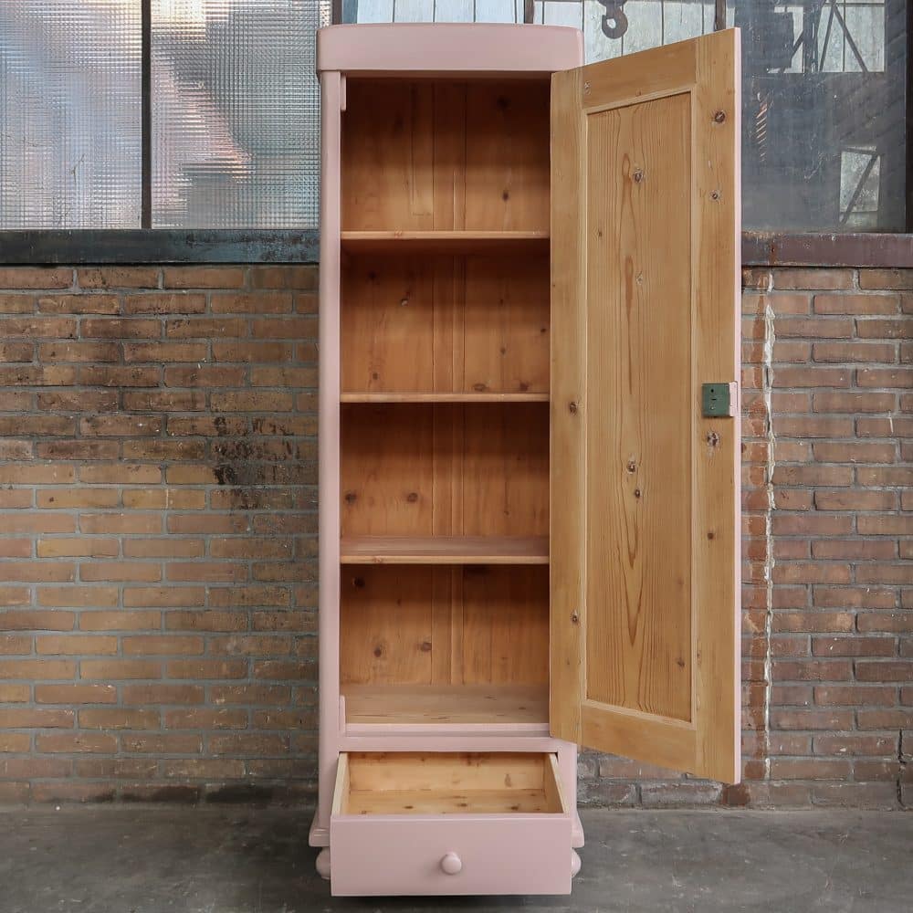 Roze eendeurs linnenkast - Afbeelding 3