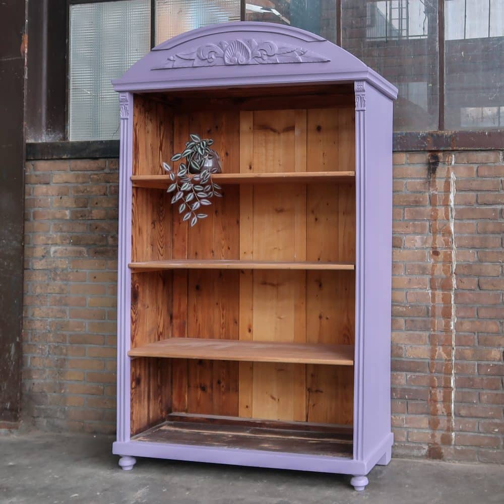 Brocante kast met kuif - Afbeelding 2