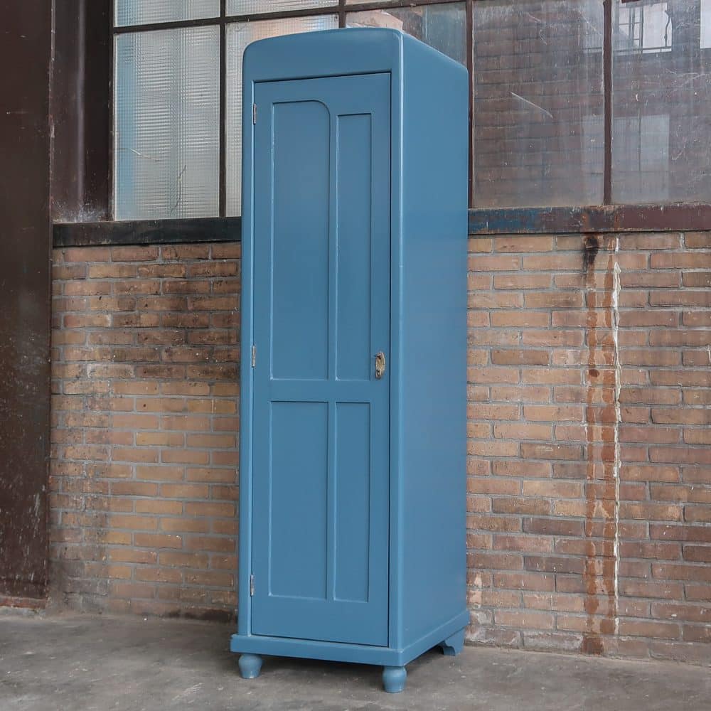 Blauwe eendeurs linnenkast - Afbeelding 2