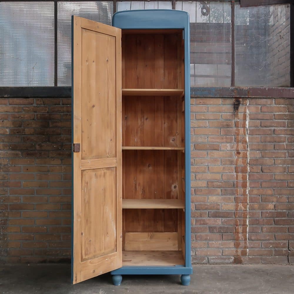 Blauwe eendeurs linnenkast - Afbeelding 3