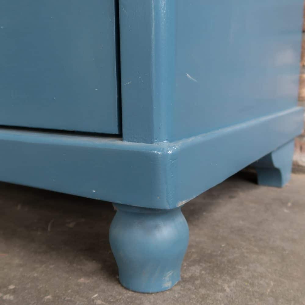 Blauwe eendeurs linnenkast - Afbeelding 7