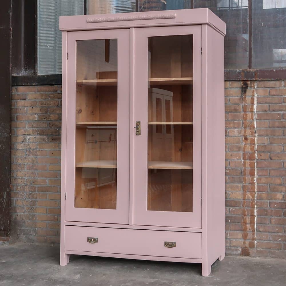 Roze vitrinekast - Afbeelding 2