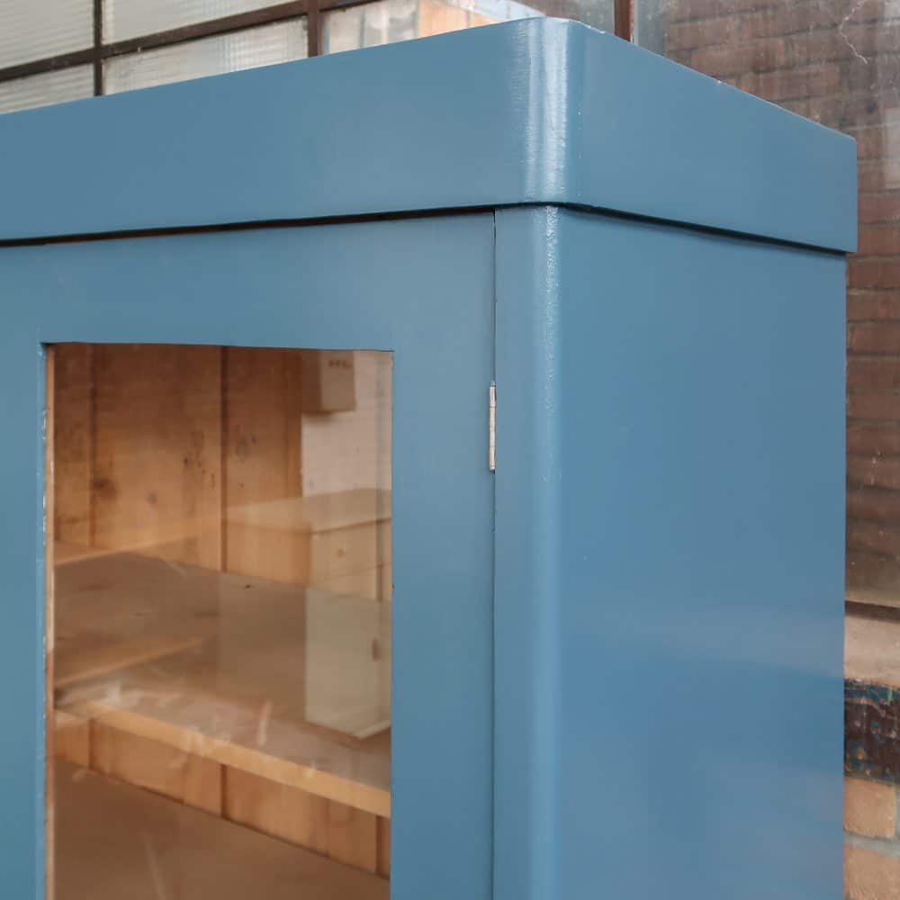Blauwe vitrinekast - Afbeelding 5
