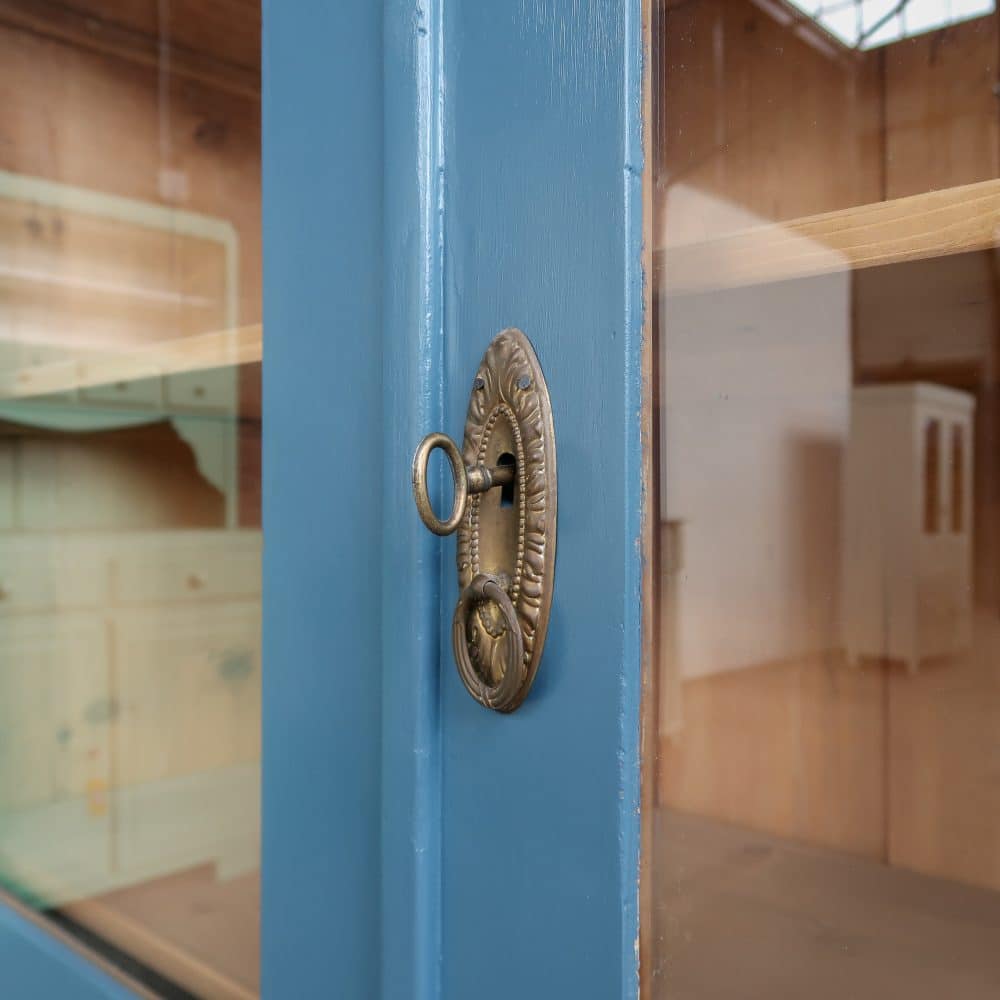 Blauwe vitrinekast - Afbeelding 6