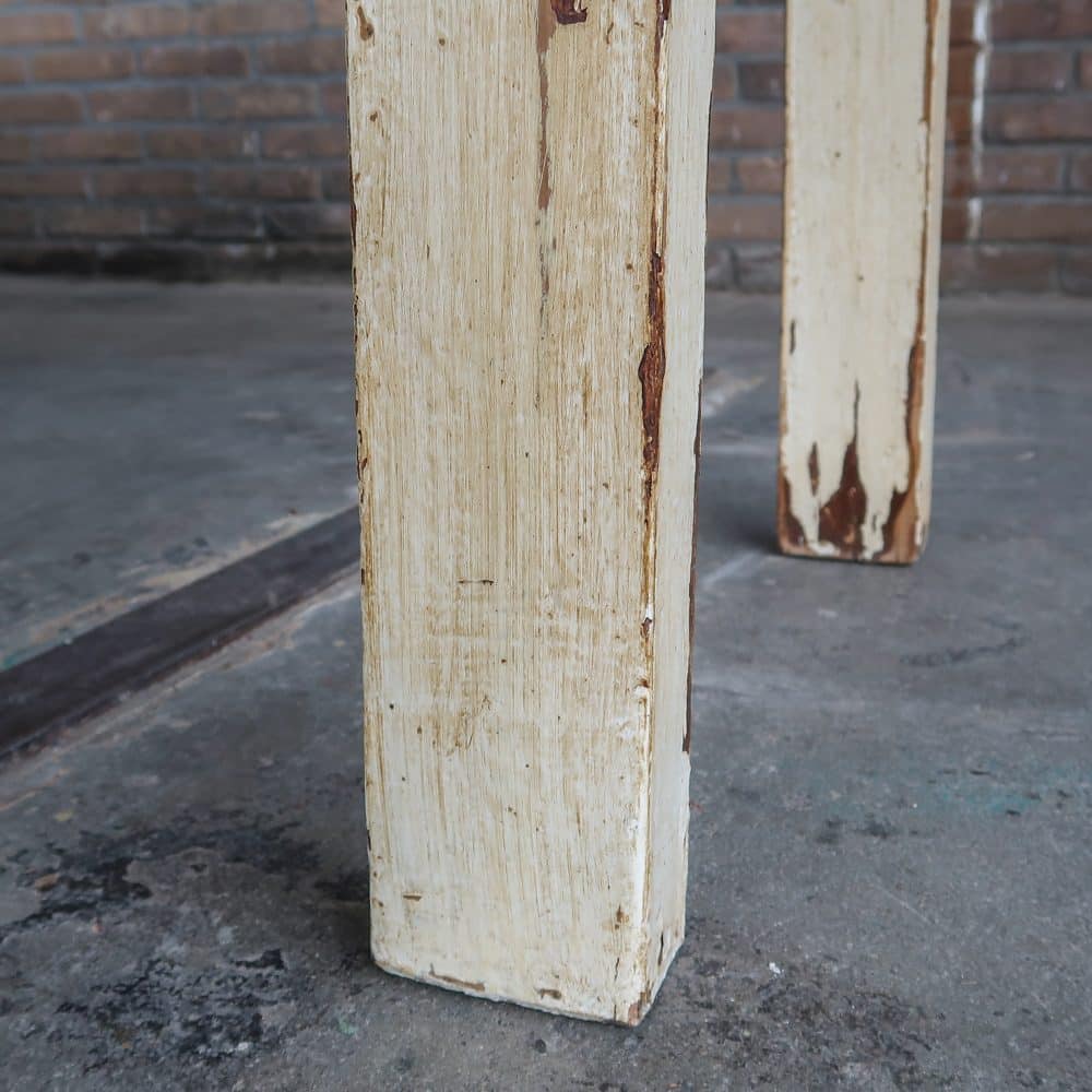 Brocante houten bank - Afbeelding 8