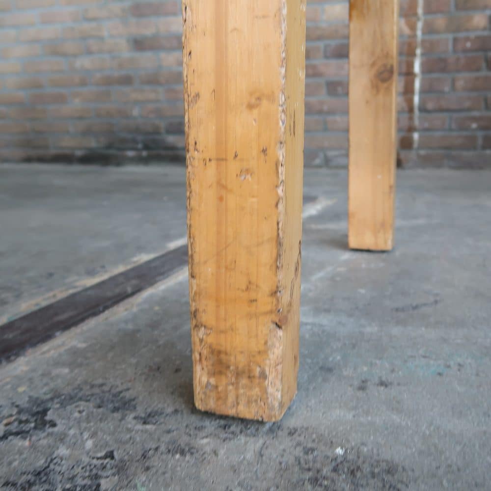 Brocante houten bank - Afbeelding 9