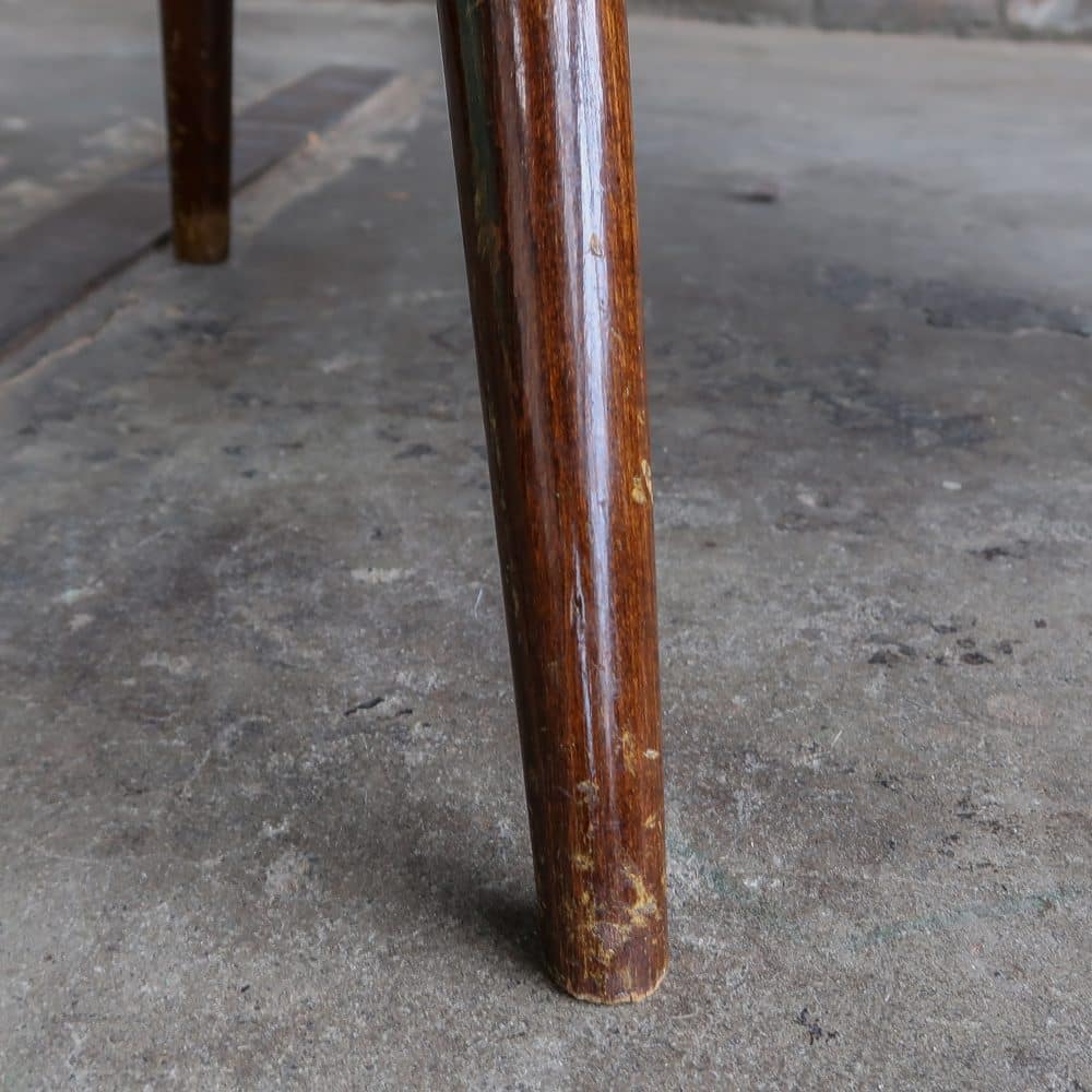 Paars vintage fauteuil - Afbeelding 10