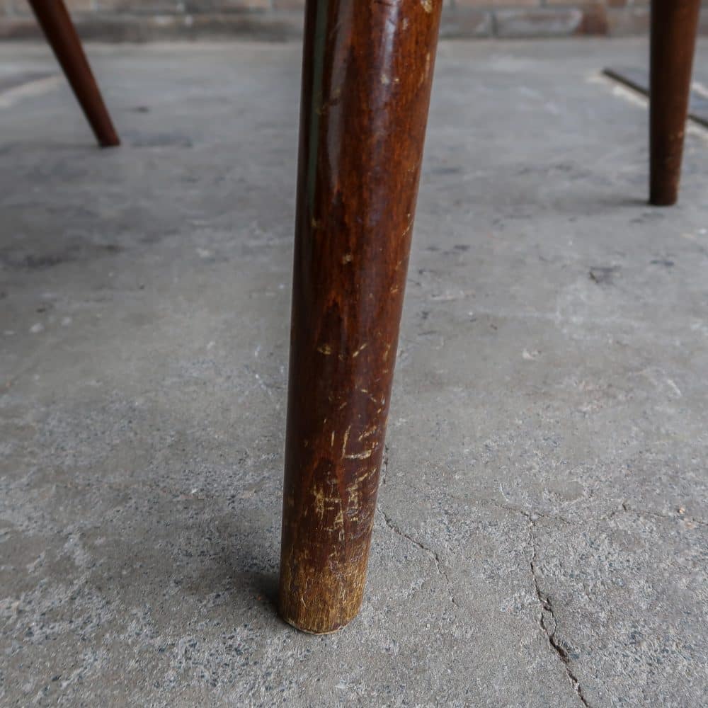 Paars vintage fauteuil - Afbeelding 11
